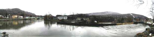 Shelburne Falls from above